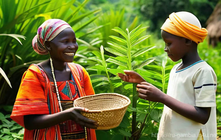감비아 대체 의학 문화 - **Prompt 2: Gambian Marabout with Sacred Amulets**
    A dignified and respectful portrait of a midd...