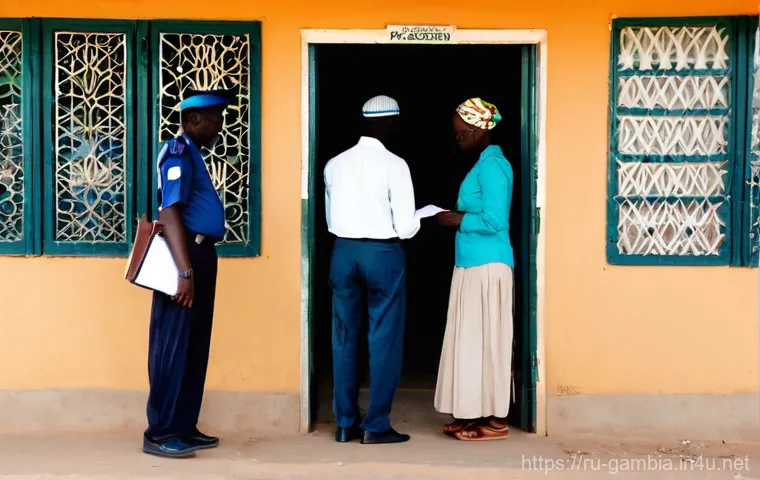 감비아와 세네갈 크로스보더 여행 - **A West African "Bush Taxi" Journey:** A realistic and detailed depiction of the interior of a crow...
